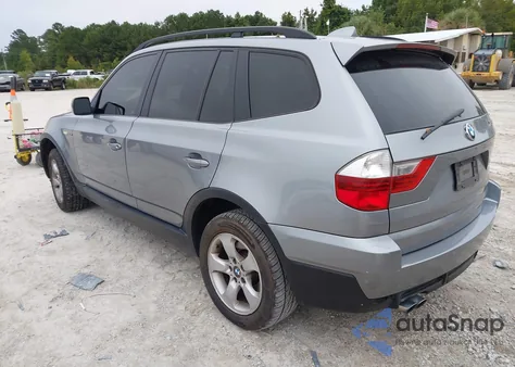 2008 BMW X3 3.0Si из США, поврежденный, VIN WBXPC93498WJ18505